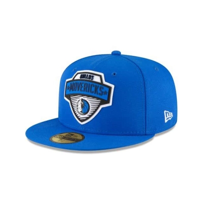 Blue Dallas Mavericks Hat - New Era NBA Tip Off Edition 59FIFTY Fitted Caps USA6920713